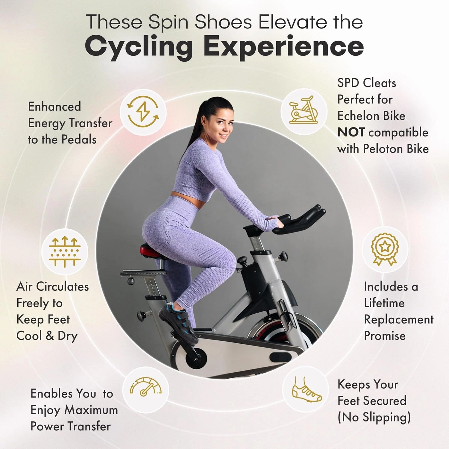 Over Shoe Cycling Socks Tommaso Pista 100 SPD & Peloton Shoes for Women—Ready to Ride with Peloton Delta Cleat or SPD Cleats for Road Bicycles & Various Indoor Bikes—Explore Vareity Cycling Shoes & Bike Accessories