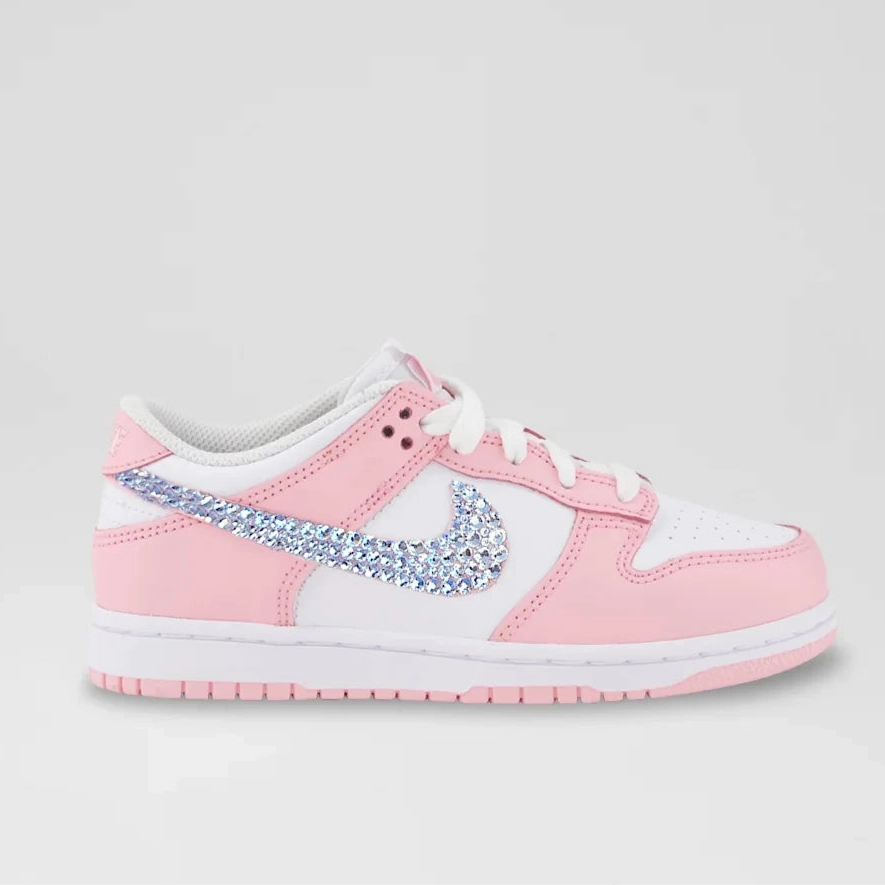 Dunk Preschool Kids (Pink/White) Nike Pegasus Shoes