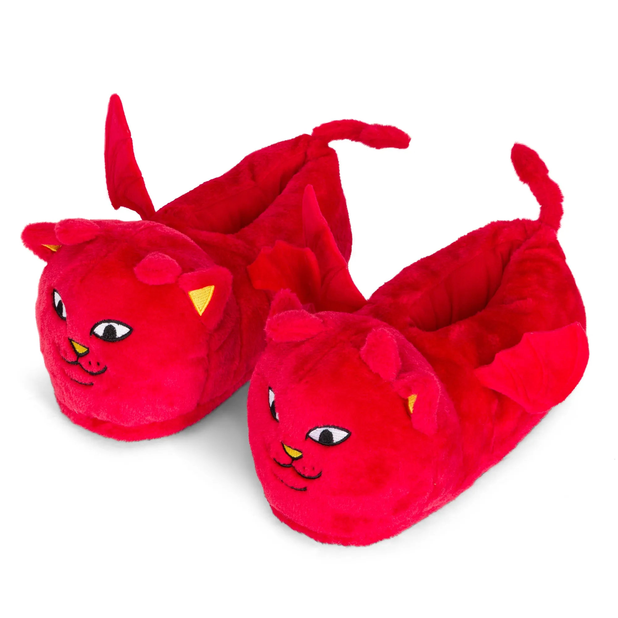 Lord Devil Plush Slippers (Red) Madrid Big Buckle Slide Sandal
