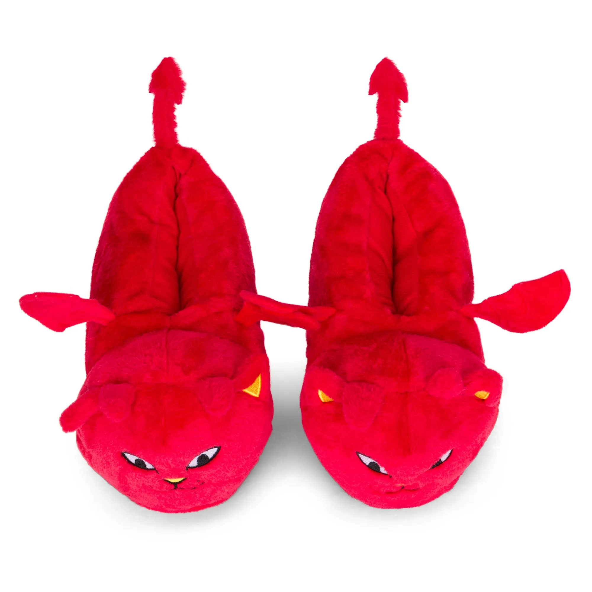 Lord Devil Plush Slippers (Red) Kiss Slippers