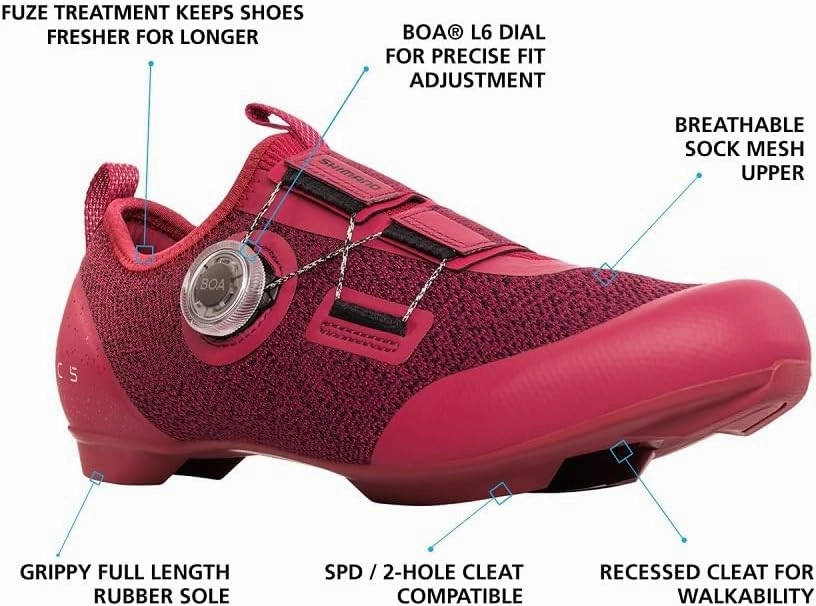 Brake Shoe Cycle Shimano SH-IC501 High Performance Indoor Cycling Shoe