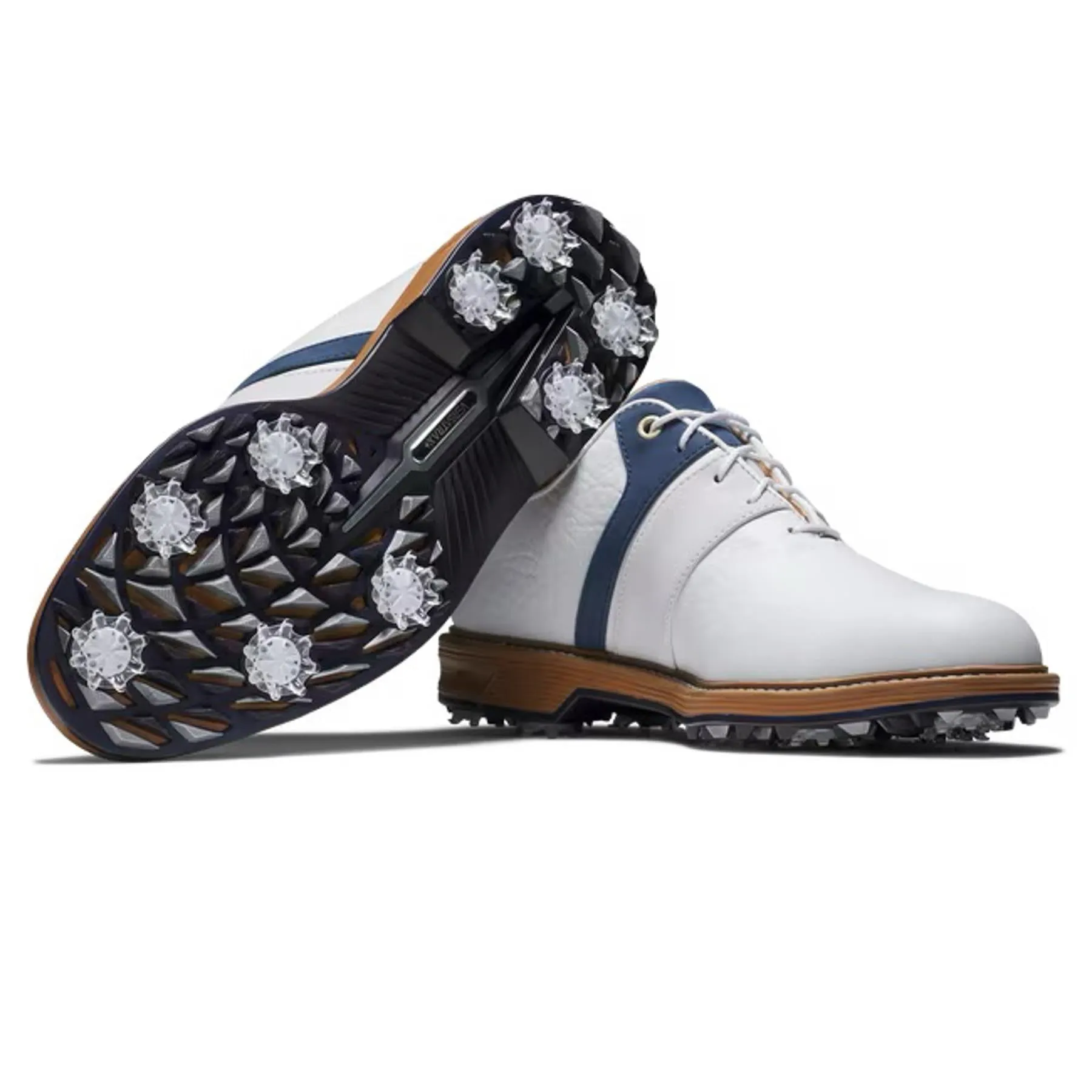 Premiere Series Cleated Golf Shoes White/Navy Review Fj Golf