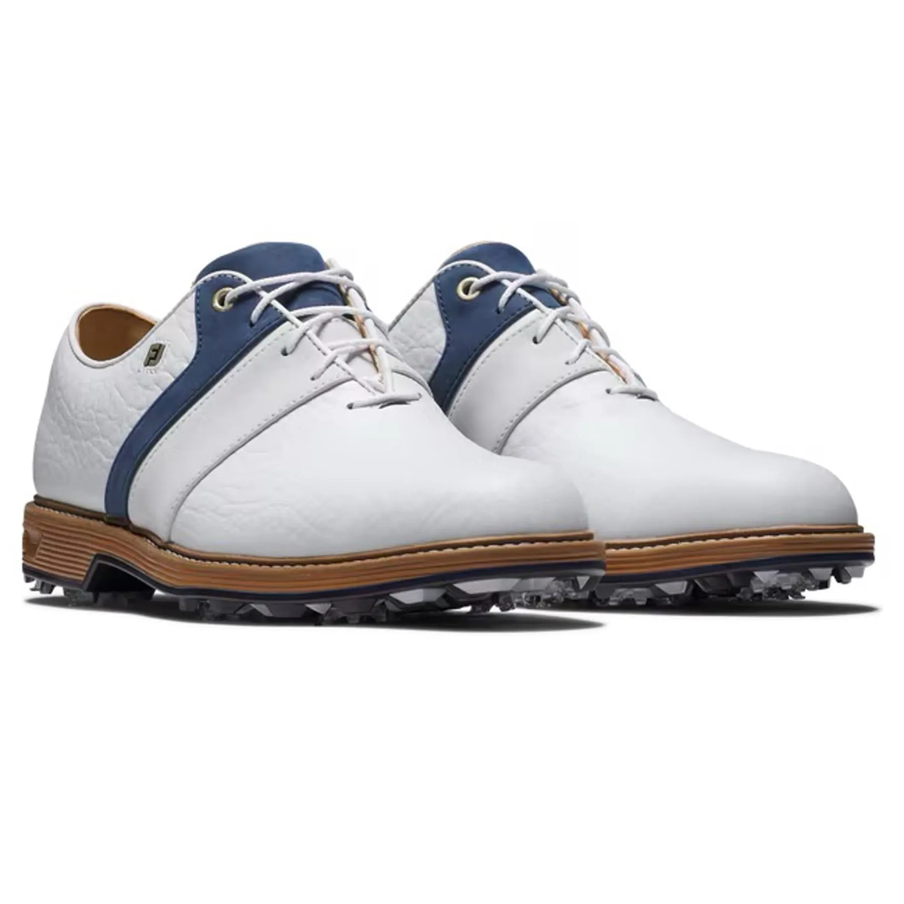 Premiere Series Cleated Golf Shoes White/Navy Fresh Foam Contend V2 Golf Shoes