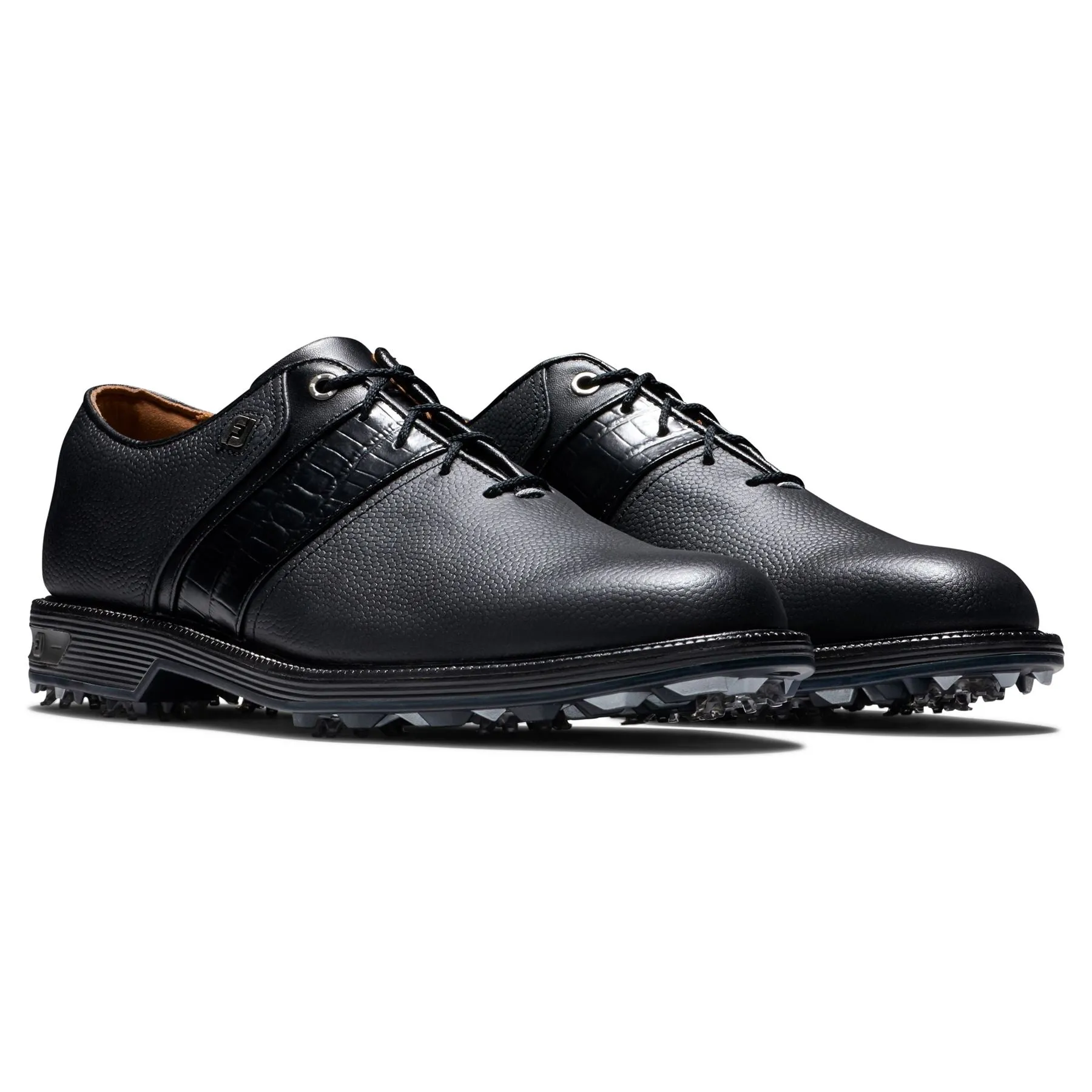 Black Golf Shoes Men Premiere Series Packard Golf Shoes All Black
