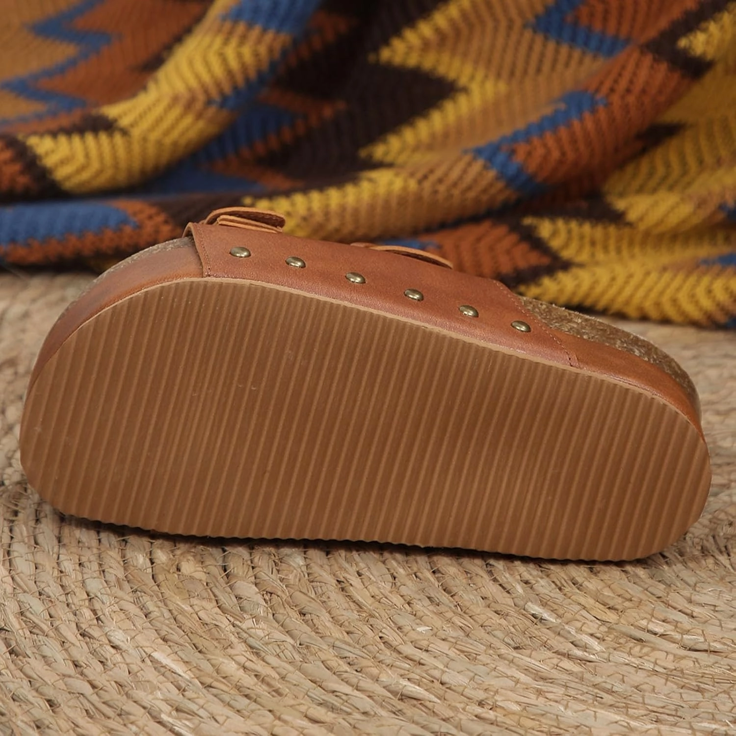 Flatform Sandals for Women Cork Footbed Slippers Platform Sandals Fashionable Thick Soled Mats Comfortable Sandals Women Dressy Summer Casual Walking Wedges Platform Wedges Open Toe Beach Shoes Best Tennis Shoes For Work