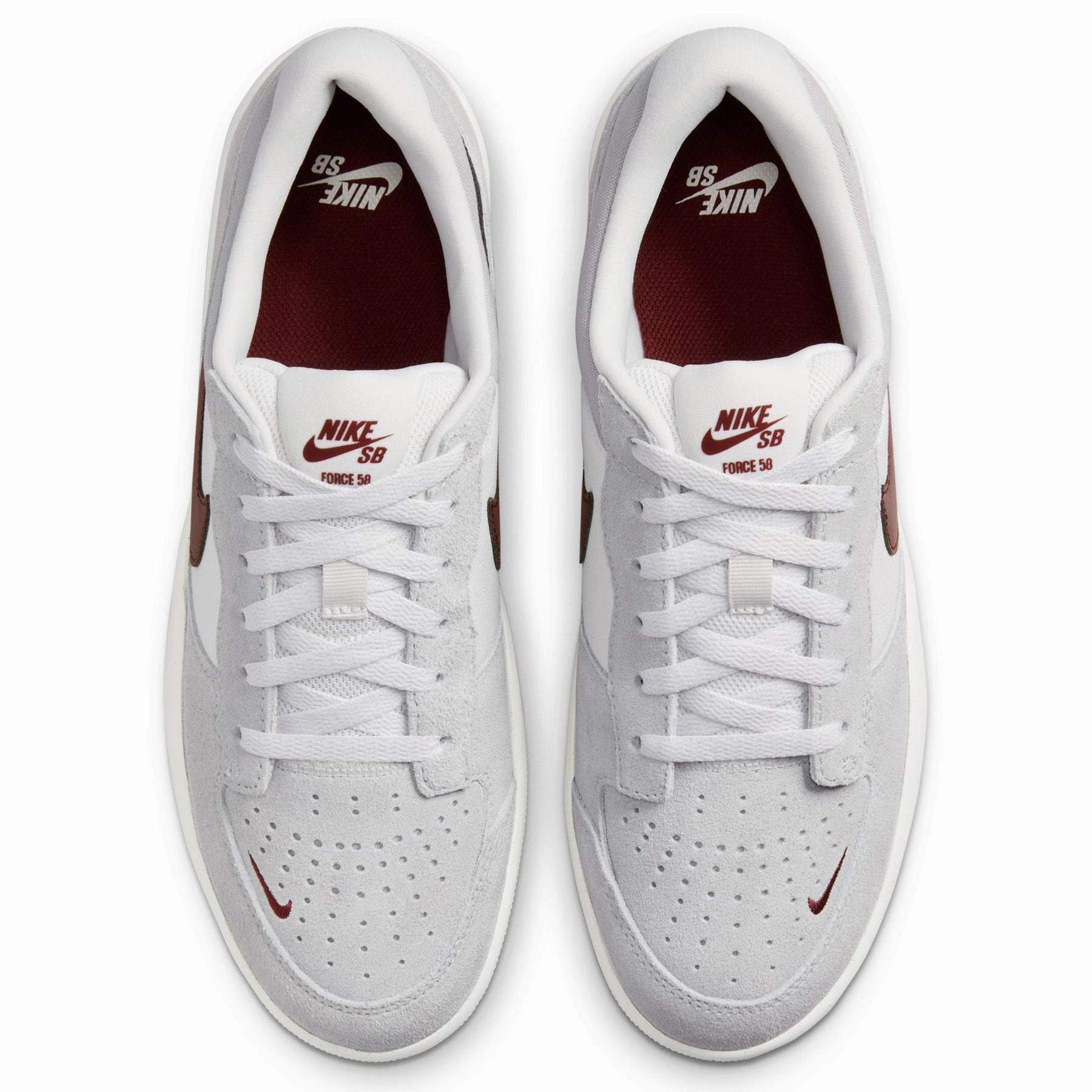 Workout Nike Shoes Nike SB Force 58 Platinum Tint/Dark Team Red/Wolf Grey