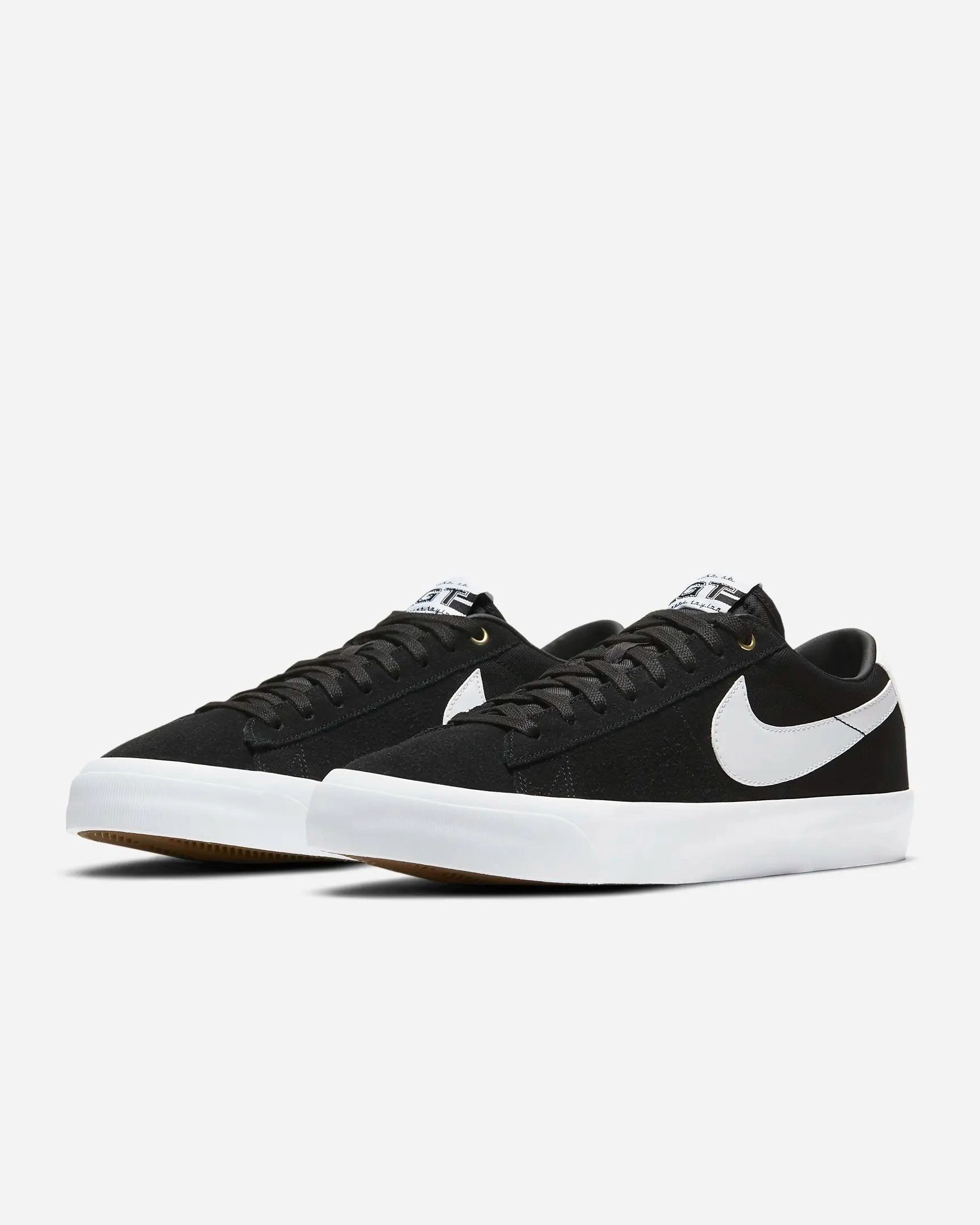Nike SB Zoom Blazer Low Pro GT Black White Shoes Antique Nike Shoes
