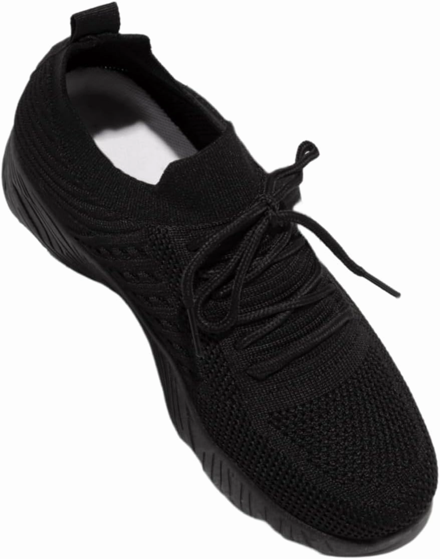 Pump Up Tennis Shoes Running Shoes For Women Arch Support Walking Tennis Shoes Slip On Memory Foam Lightweight Non Slip Athletic Sneakers