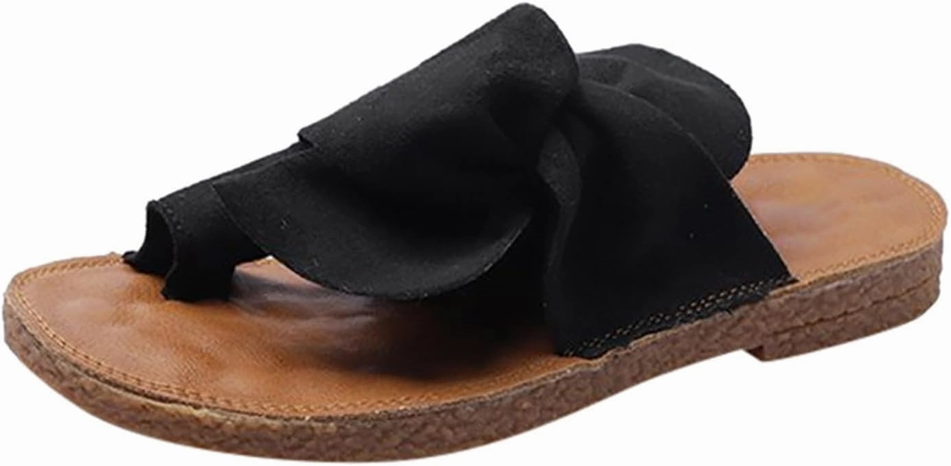 Nike Vapour 9.5 Tennis Shoes Women's Comfortable Walking Sandals Low Wedge Sandals For Women with Arch Support Casual Slip On Slides for Women Recovery Sandals Plantar Fasciitis Slippers Summer Beach Shoes