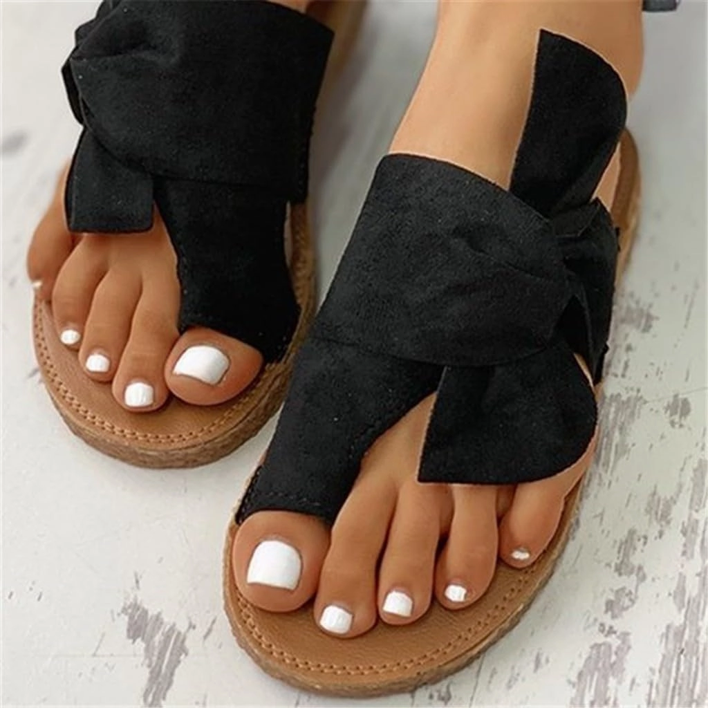 Women's Comfortable Walking Sandals Low Wedge Sandals For Women with Arch Support Casual Slip On Slides for Women Recovery Sandals Plantar Fasciitis Slippers Summer Beach Shoes Kyrie Irving Tennis Shoes