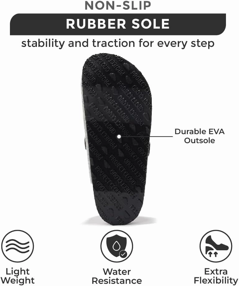 Project Cloud Genuine Leather Footbed Clogs for Women - Memory Foam Arch Support Slippers for Women - Trendy Slip-ons Women's Mules & Clogs Sandals (Benton) Benefits Of Slip On Sneakers