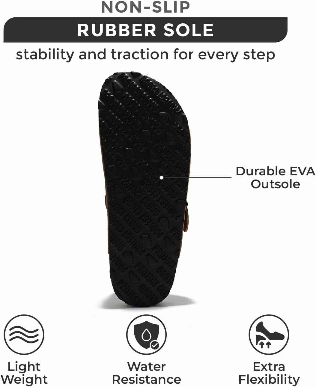 Slip On Ugg Shoes Project Cloud Genuine Leather Footbed Clogs for Women - Memory Foam Arch Support Slippers for Women - Trendy Slip-ons Women's Mules & Clogs Sandals (Benton)