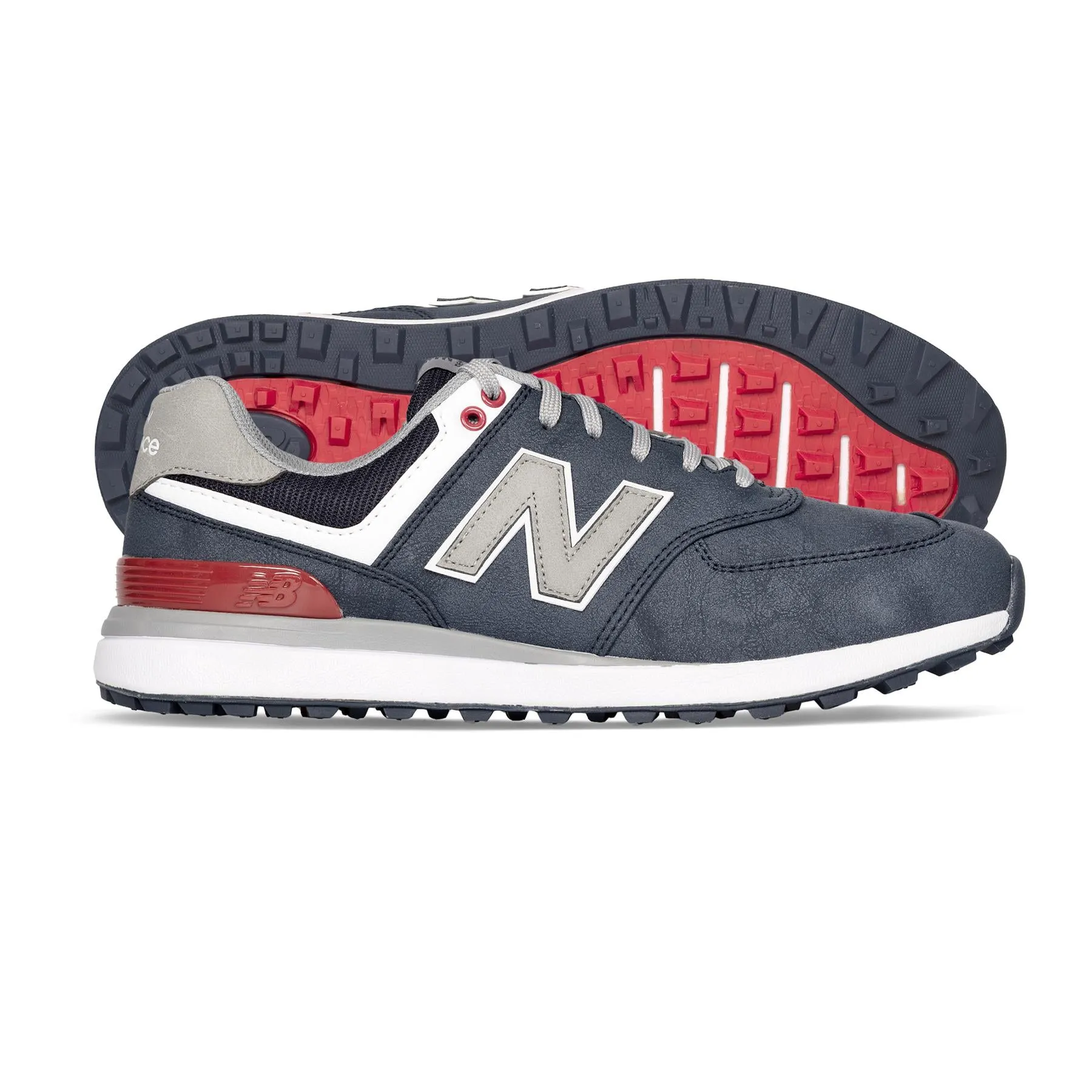 S2g Sl Golf Shoes 574 Greens V2 Spikeless Golf Shoes Navy