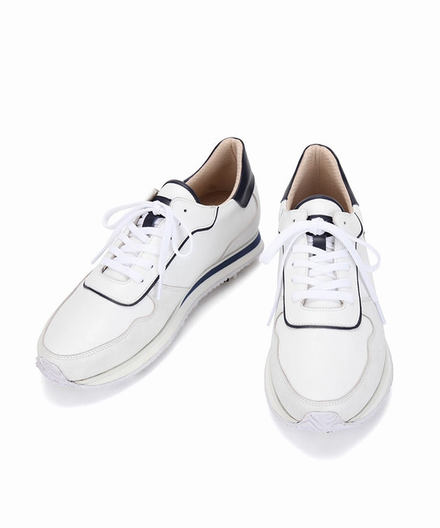 Giclee Unisex Courtyard Premium Leather Golf Shoes - Navy