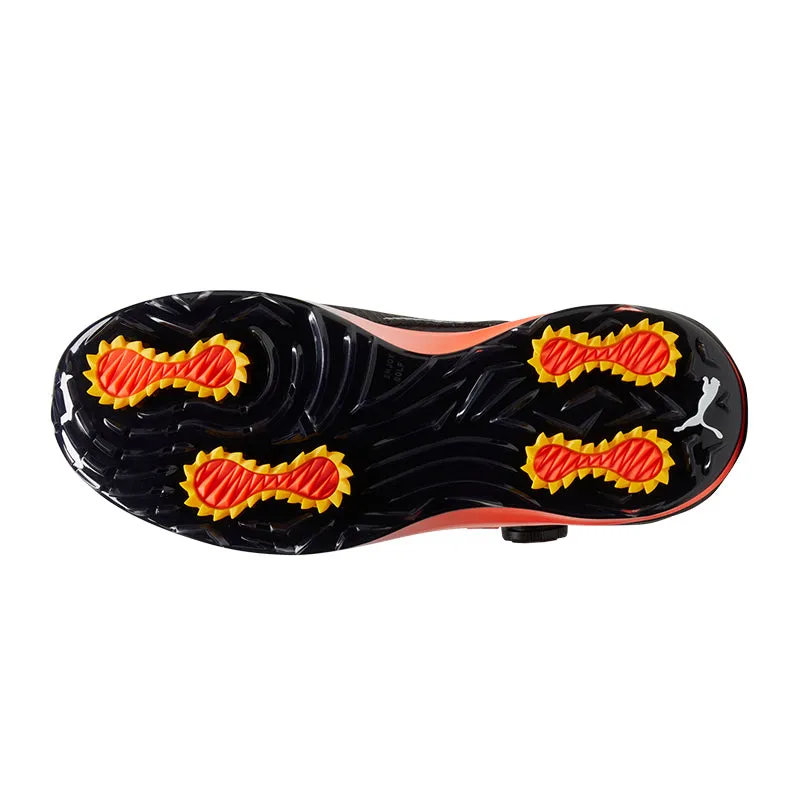 PUMA Phantomcat NITRO BOA Men's Spikeless Shoes (Black/Red) With Wide Toe Box Walking Tennis