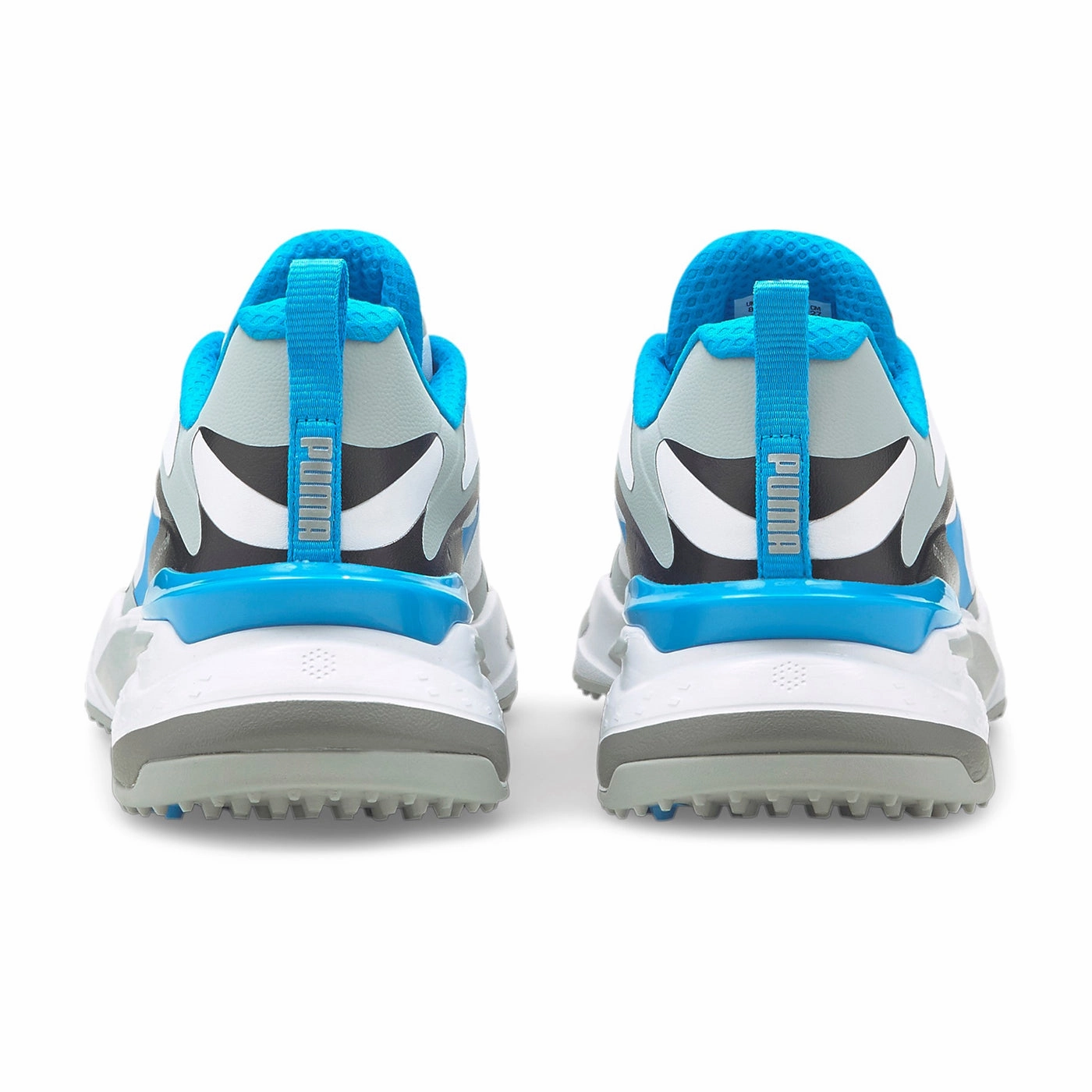 Puma GS-Fast Spikeless Golf Shoes - Puma White/Quarry/Ocean Drive Puma Shoes Factory Outlet