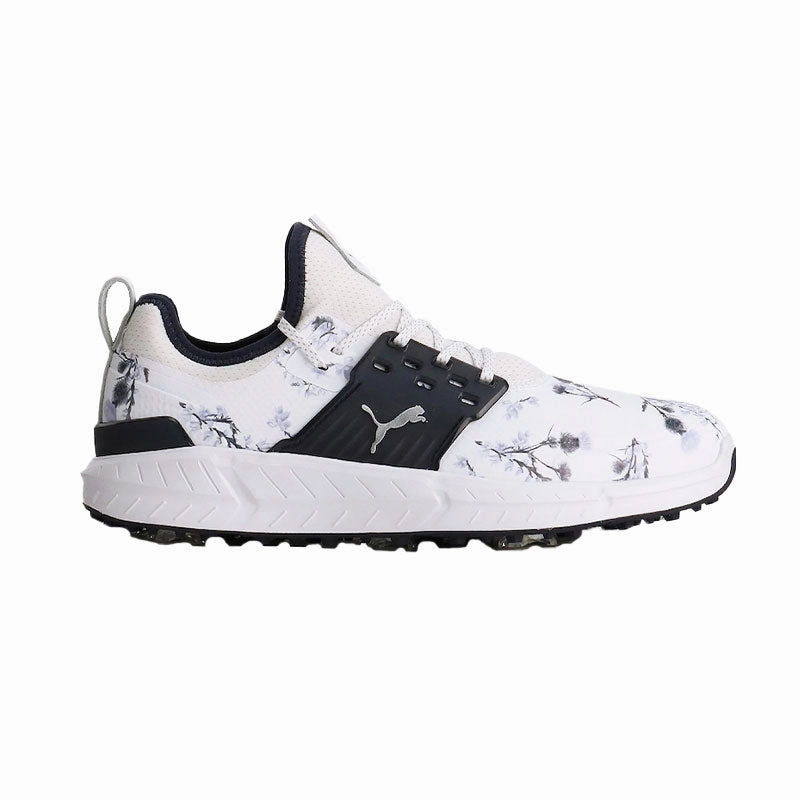 PUMA IGNITE Articulate Lowlands Men's Spiked Shoes (White/Blue) Puma Shoes New Release