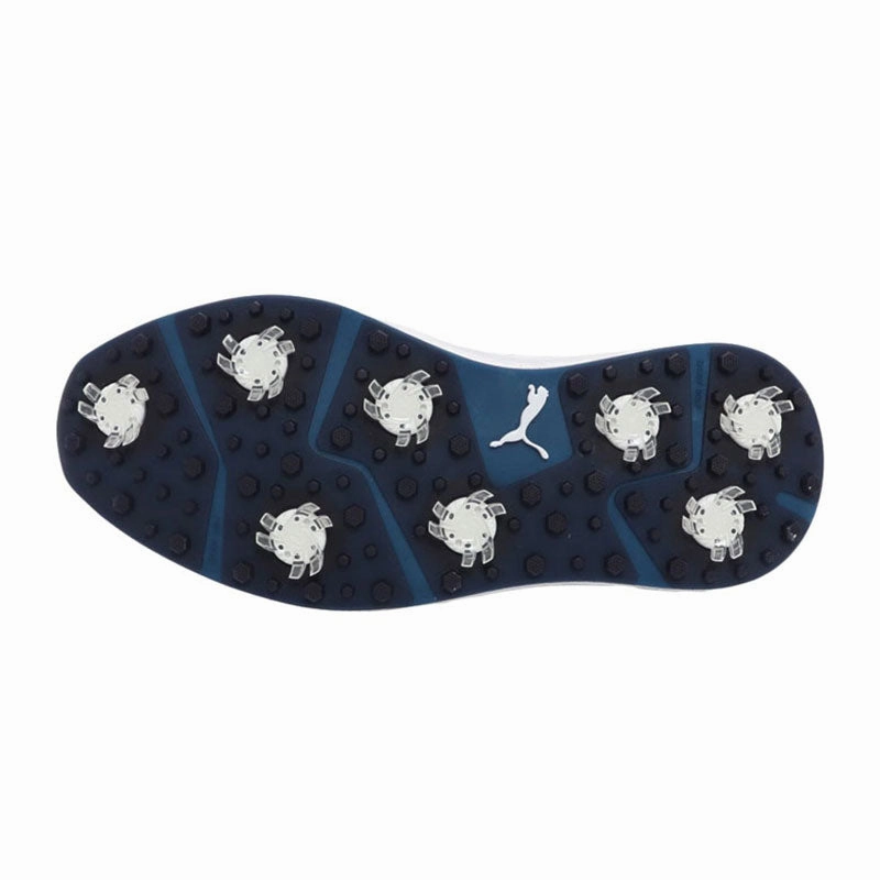 Puma Mb Collection Puma Basketball Shoes PUMA IGNITE Articulate Lowlands Men's Spiked Shoes (White/Blue)