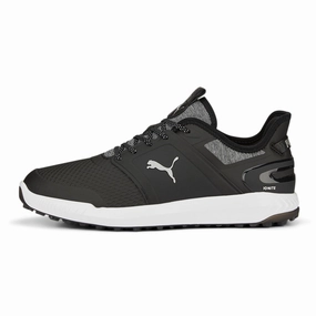 Puma Golf Shoes Review Puma IGNITE Elevate Spikeless Wide Men's Golf Shoes - Puma Back/ Puma Silver