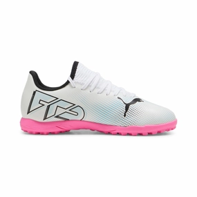 PUMA Kids Future 7 Play TT Turf Soccer Shoes Puma Geek Shoes