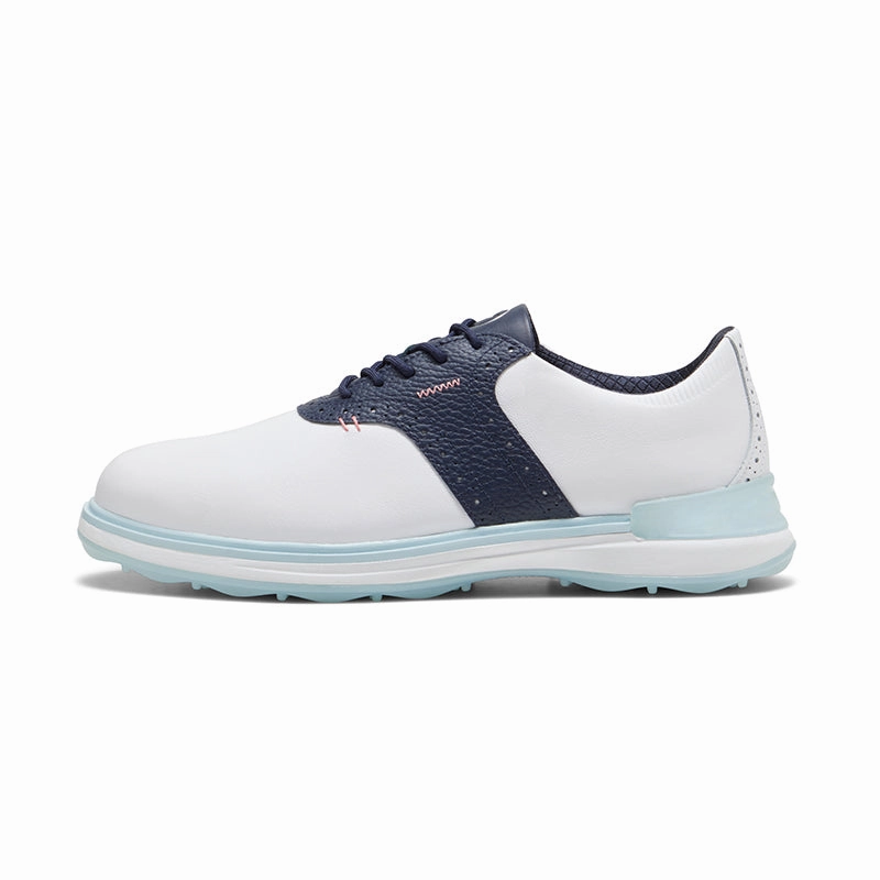 PUMA Tetherow Men's Spikeless Shoes (White/Blue) Puma Shoes Low