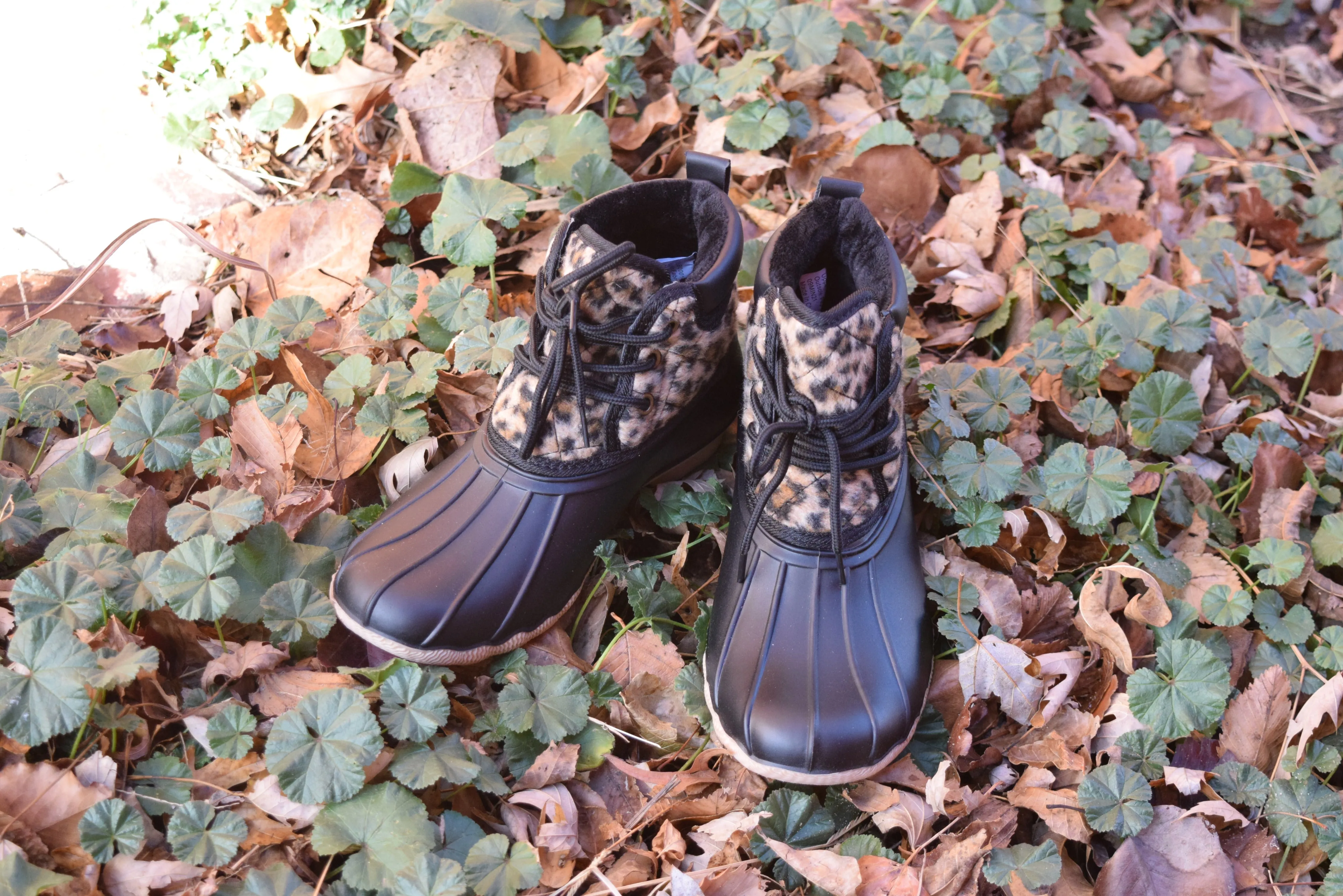 Quack Leopard Rain/Snow Boot Good Quality Snow Boots