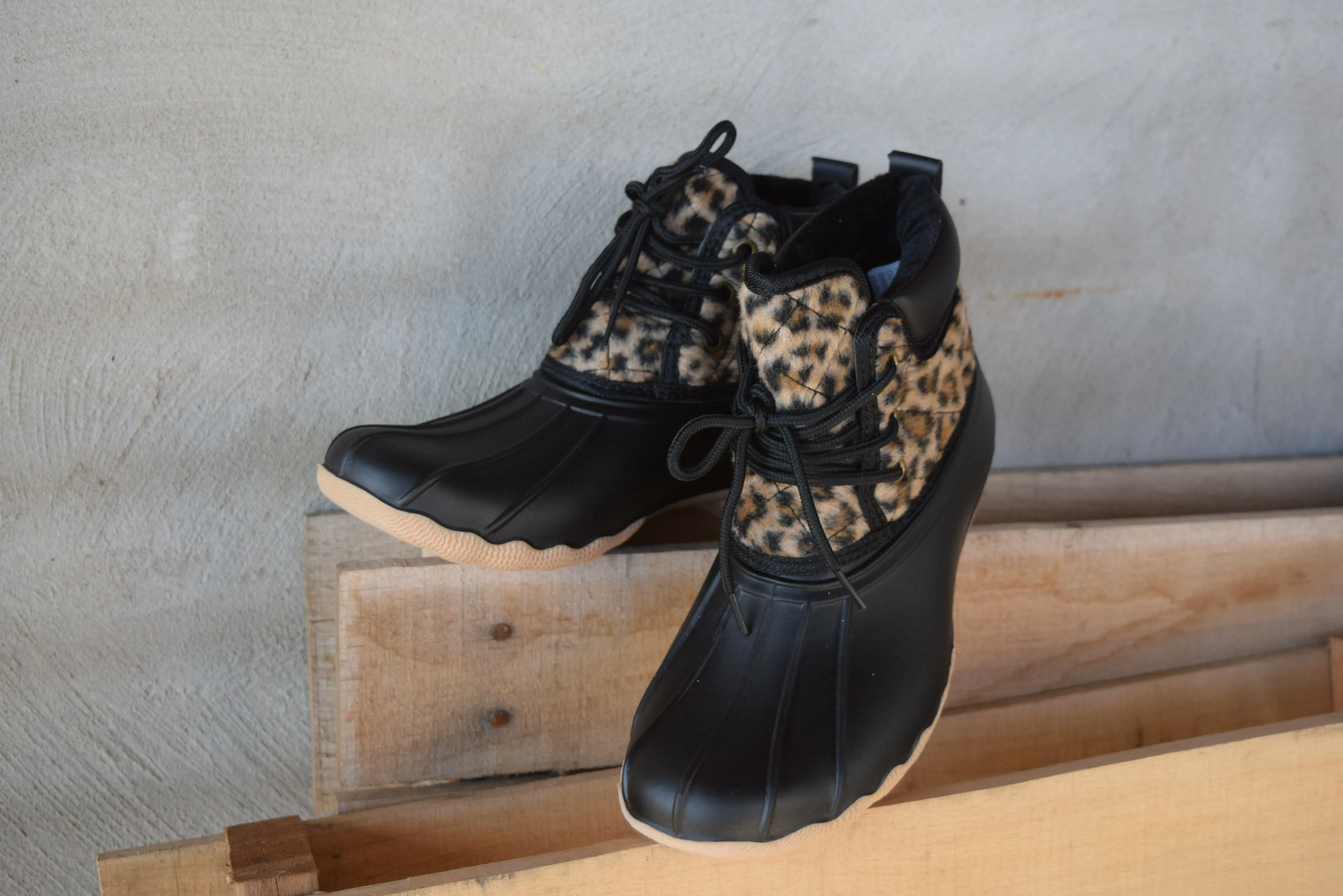 Portland Snow Boots Quack Leopard Rain/Snow Boot