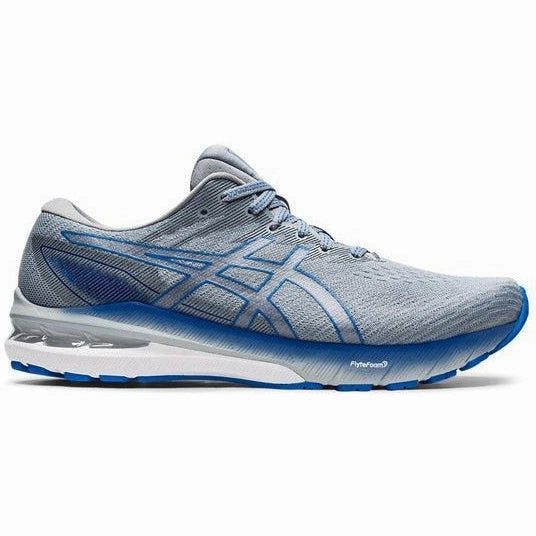 Men's Asics GT-2000 10, Sheet Rock/Electric Blue, 11.5 D Medium Asics Gel Solution Speed 3 Tennis Shoe