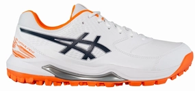 Asics Gel Lethal Field 2 Unisex Standard - White/Midnight Asics Tennis Shoes Clay