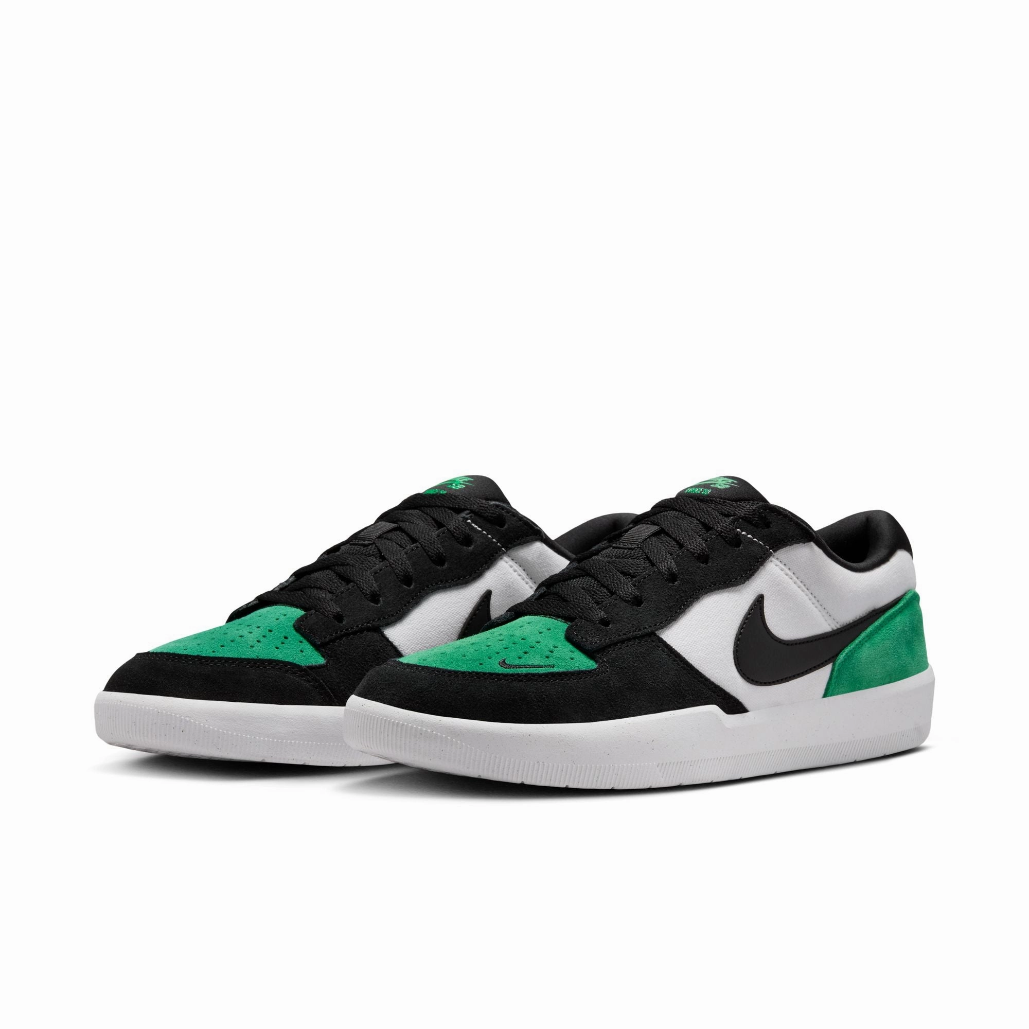 NIKE SB FORCE 58 WHITE / BLACK-STADIUM GREEN-WHITE Nike Basketball Shoes Players