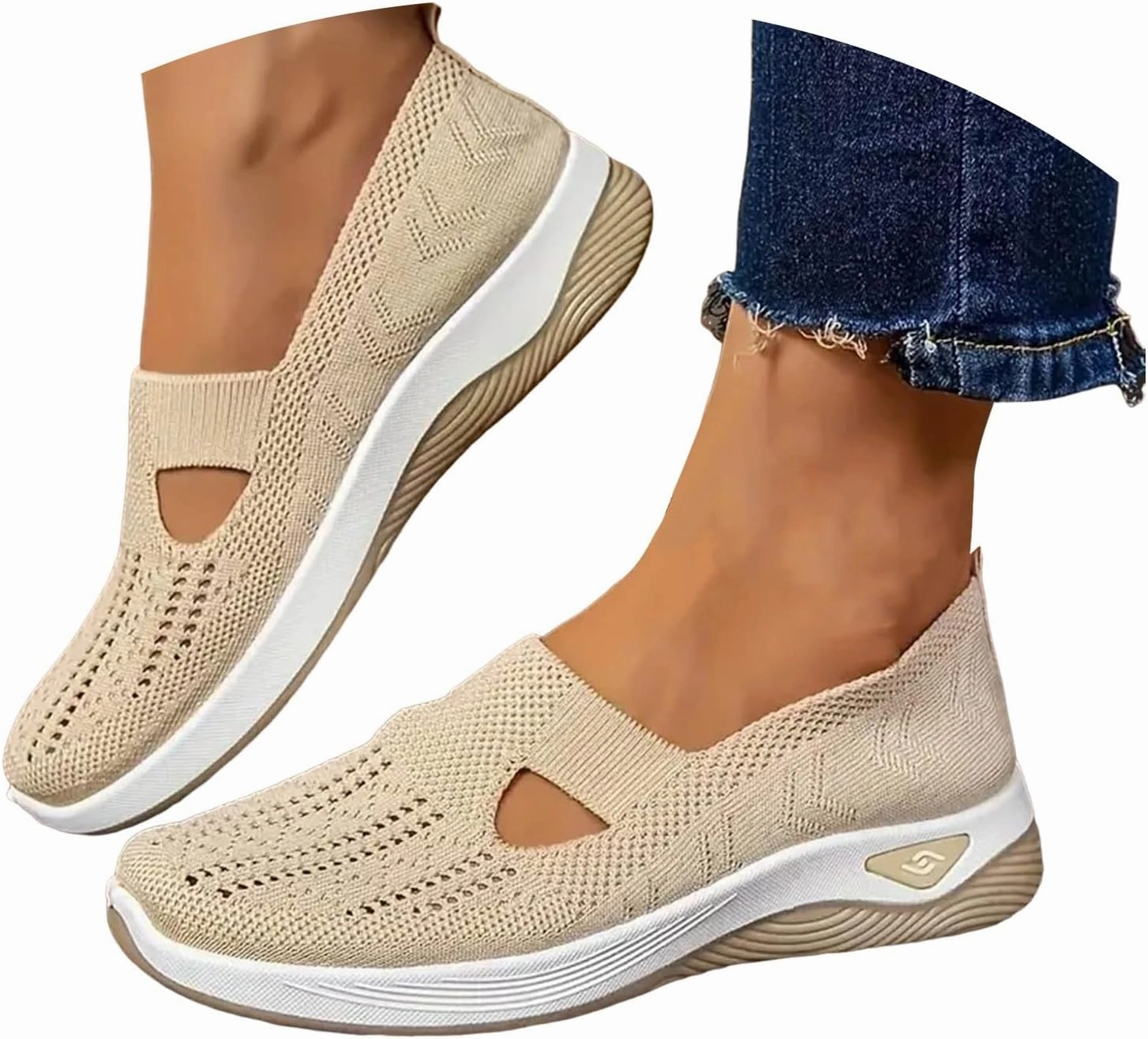 Fashionable Slip On Sneakers Orthopedic Shoes for Women Slip Ons 2025,Womens Wide Width Breathable Walking Comfortable Slip on Sneakers Non Slip Lightweight Sneaker