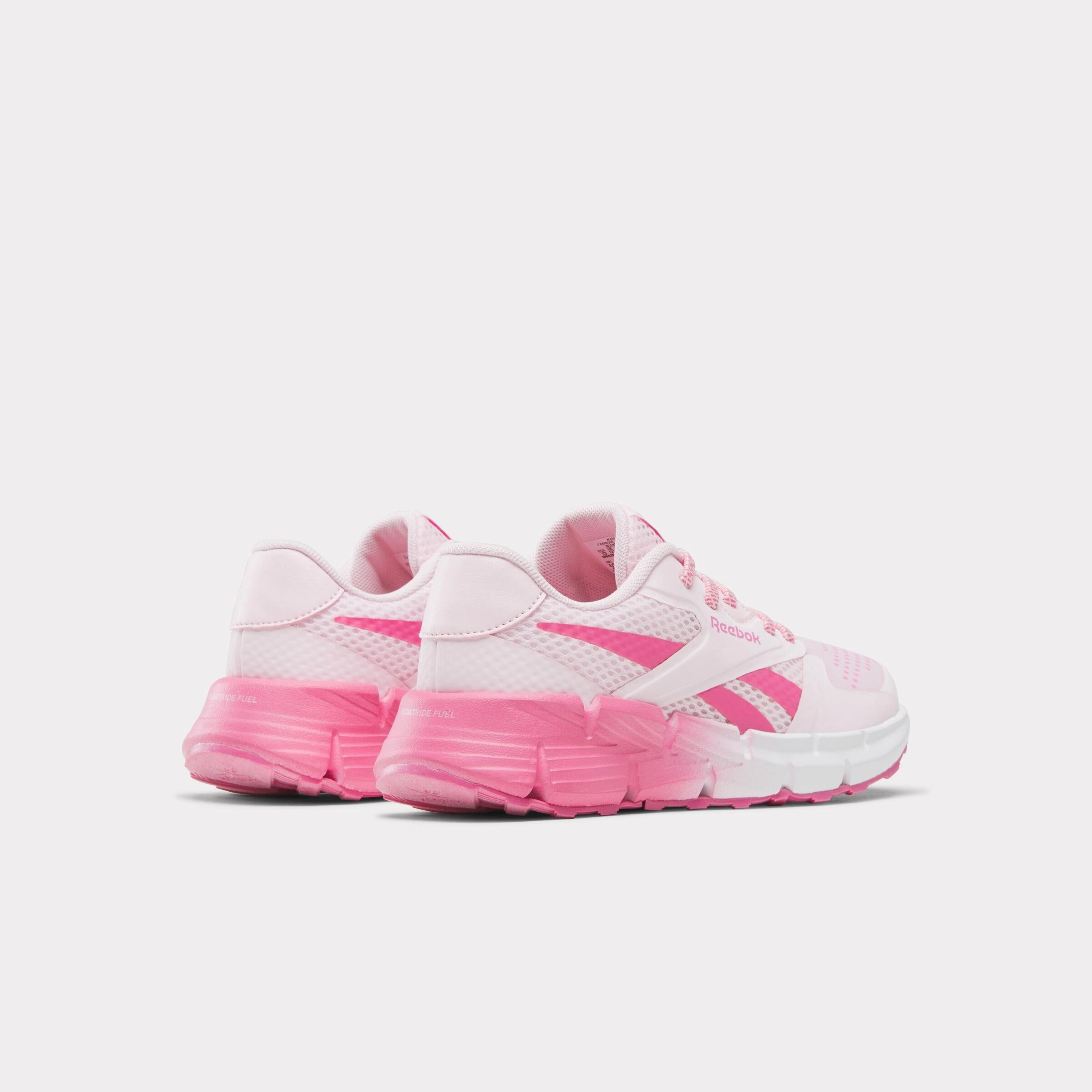 Reebok Footwear Kids Zig Dynamica 5 Elastic Lace Shoes - Pre-School FROSTEDBERRY/TRUEPINK/WHITE Size 9.5 Running Shoes