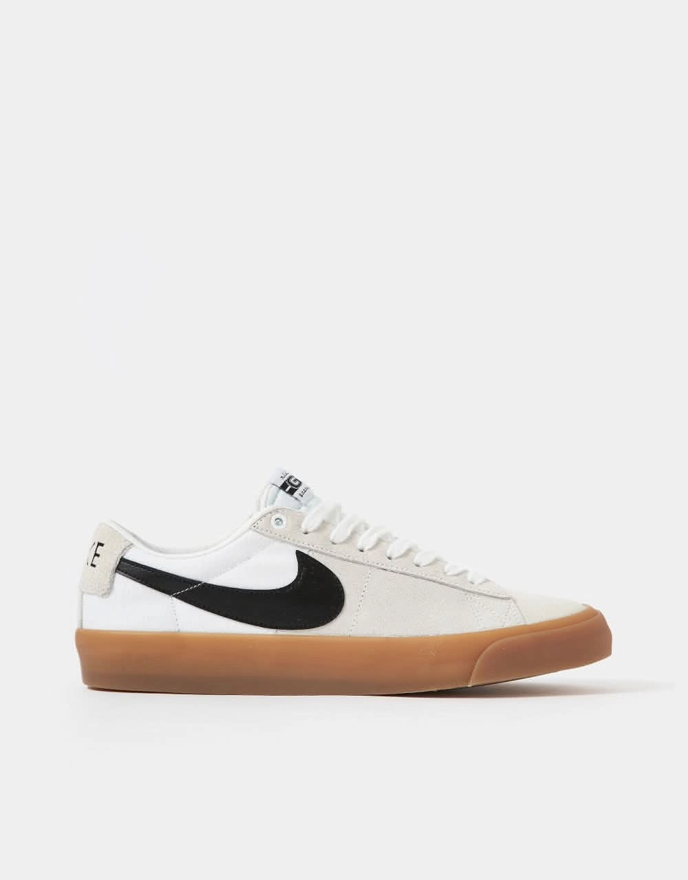 Star Nike Shoes Nike SB Zoom Blazer Low Pro GT Skate Shoes - White/Black-White-White