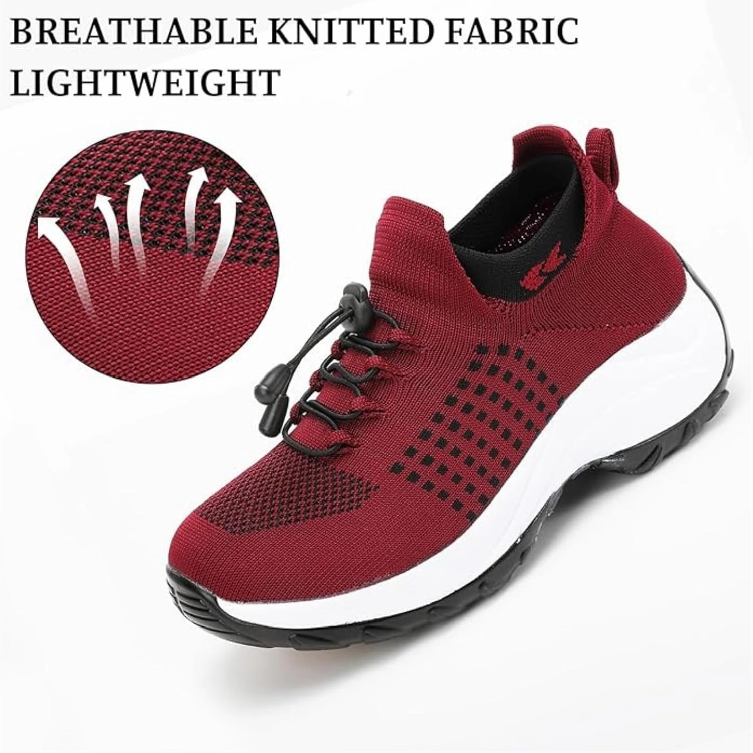 Tennis Shoes For Playing Tennis Comfort Wear Orthowear Shoes for Women,Orthopedic Walking Sock Sneakers Breathable Comfortable Plantar Fasciitis Mesh Non Slip-On Air Cushion Running Sneakers Comfort Athletic Shoe