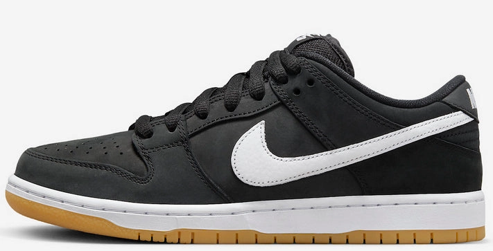 Nike SB - Dunk Low Pro Shoes | Black White Gum Steve Nash Nike Basketball Shoes
