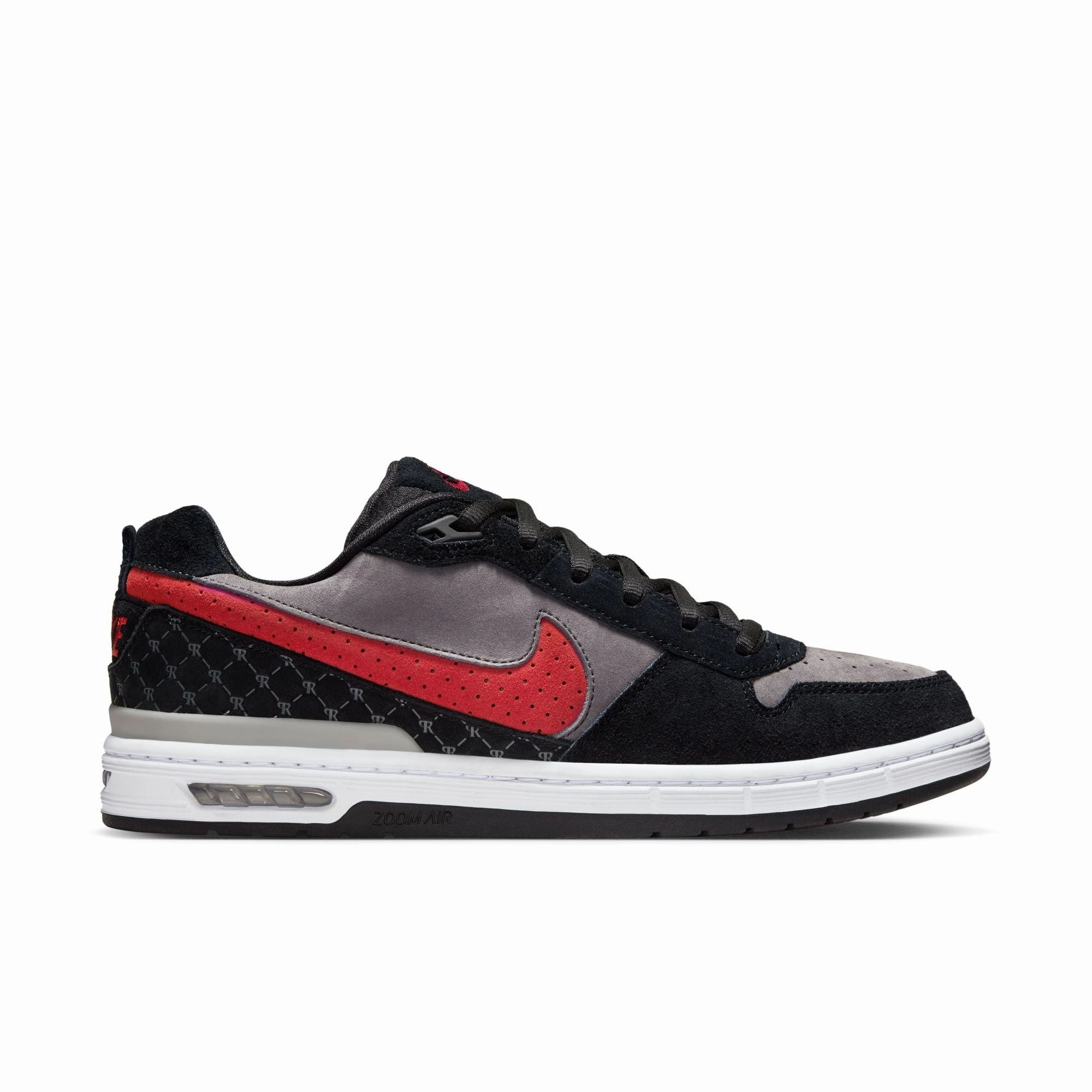 Little Nike Shoes Nike SB Zoom Air Low Paul Rodriguez Black Varsity Red Flint Grey