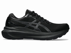 Men's Asics Gel-Kayano 30, Black/Black, 13 4E Extra Wide Asics Shoes Size 4