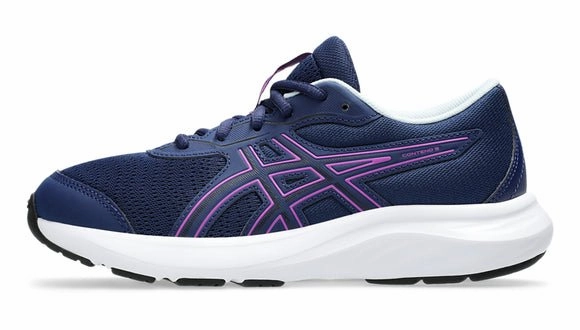 Most Comfortable Shoes Running Asics Contend 9 GS | Blue Expanse/Bold Magenta