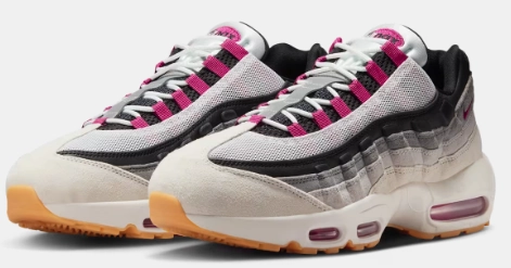 Nike SB - Air Max 95 Shoes | White Cactus Flower Mix Match Nike Shoes