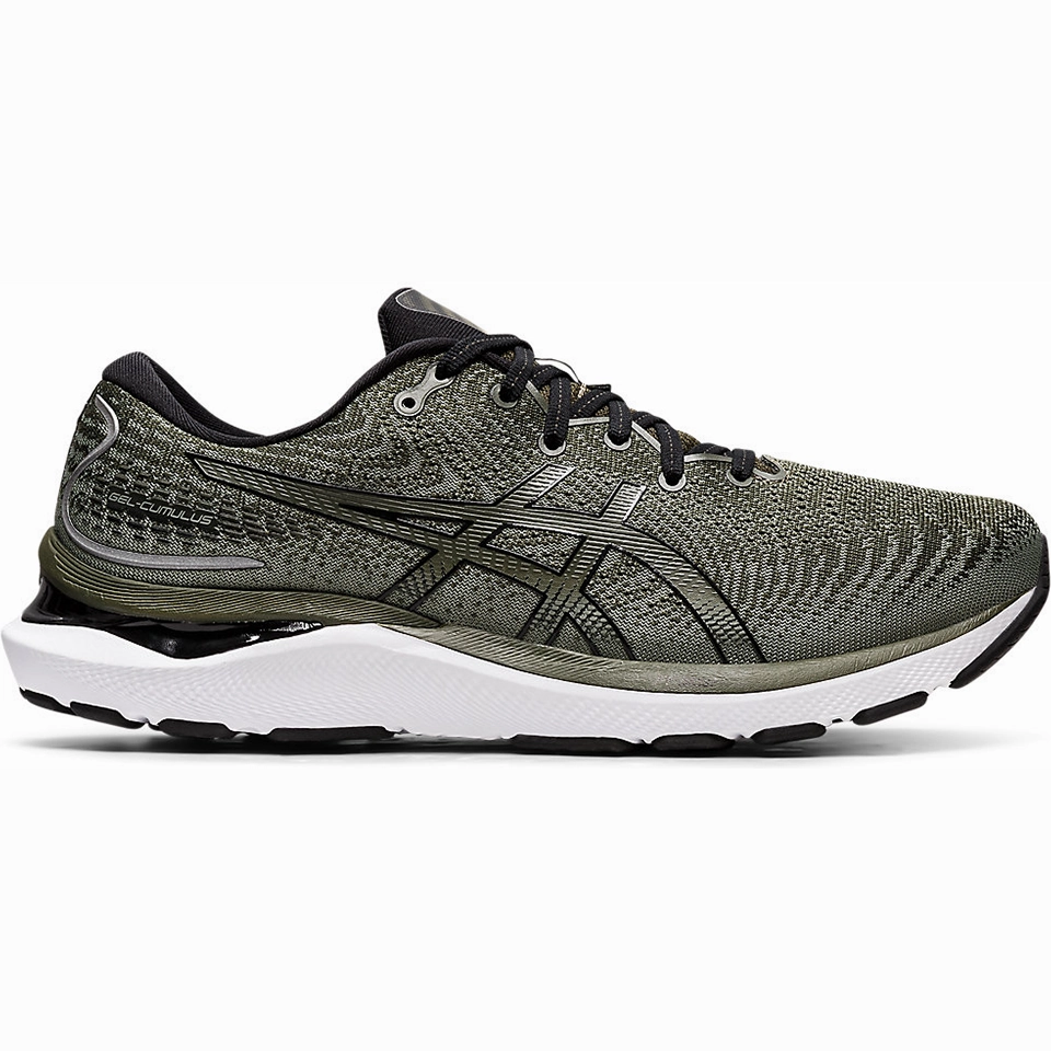 Asics Shoes For Handball Men's Asics Gel-Cumulus 24, Olive Canvas/Black, 12.5 D Medium