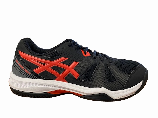Asics Scarpa da uomo Gel Padel Pro 5 1041A302 001 nero rosso pomodoro Asics Shoes Tiger Onitsuka