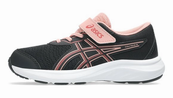 Asics Contend 9 PS | Black/Dark Pink Clay Running Shoe Categories