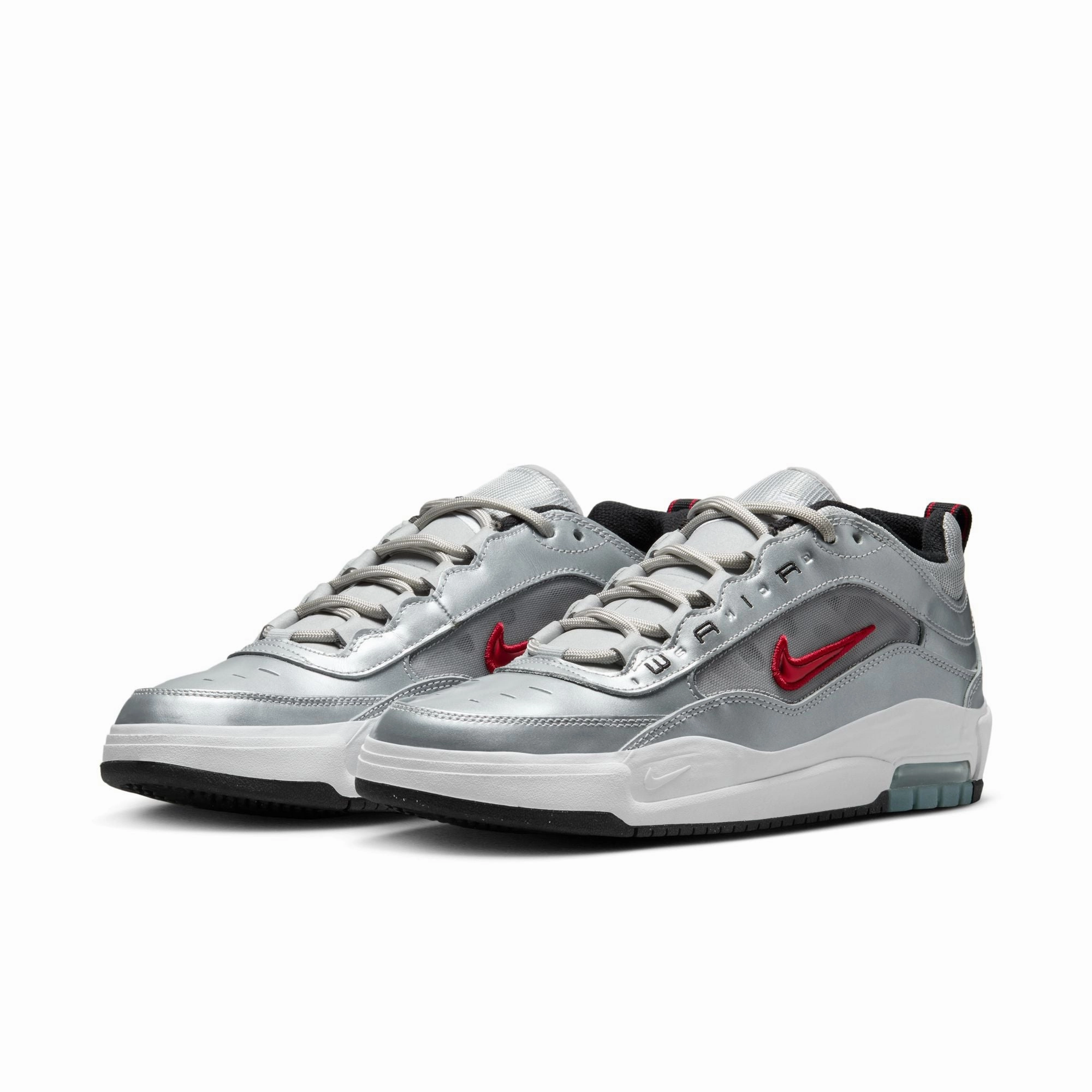 Nike SB Air Max Ishod Premium Metallic Silver Bullet Shoes Nike Air Presto Shoes