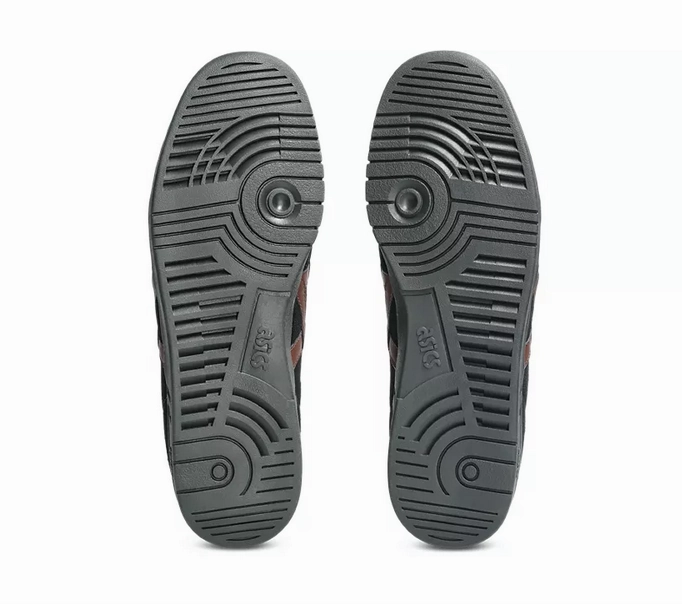 Asics Gel-Vickka Pro - Black / Reddish Brown Asics Tennis Shoes Arch Support