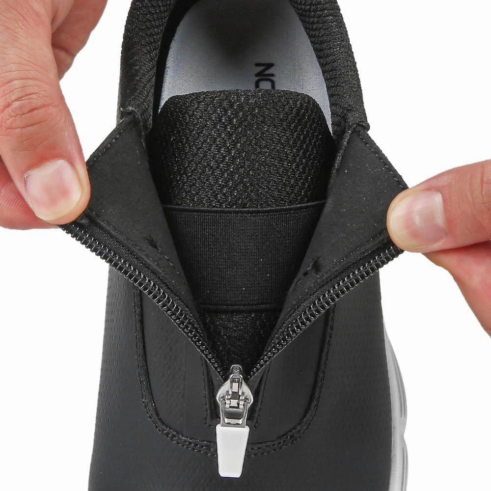 Mou Eskimo Lace Up Trainer Shoe THESTRON Women Waterproof Golf Shoes Spikes Golf Training Sneakers Female Golf Footwears Zipper Golf Sports Shoes Women Walking Sneakers with Spikes Zipper