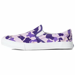 Ripndip Purple Camo Slip Ons Lace Up High Heels