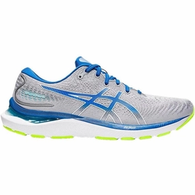 Men's Asics GEL-Cumulus 24, Sheet Rock/Lake Drive, 9 D Medium Asics Shoe Warranty Usa