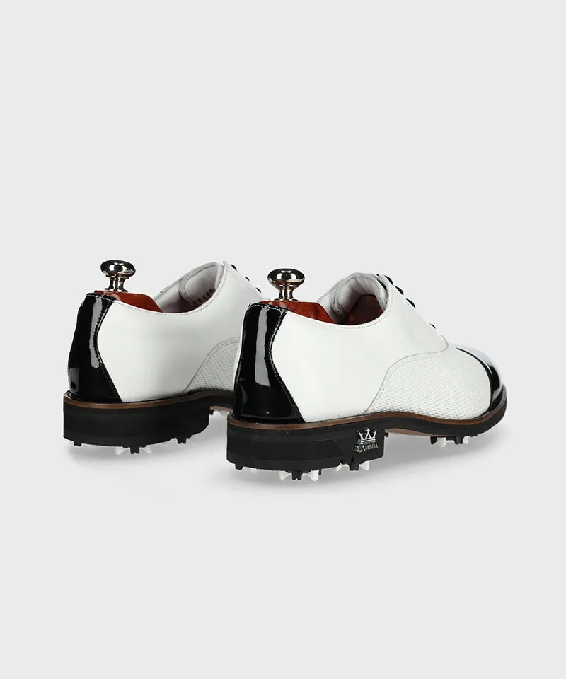 In High Heels And Skirts Roma Black Patent - Men