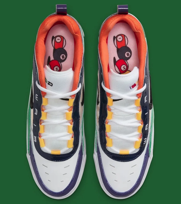 Nike SB - Air Max Ishod Premium Shoes | White Amarillo Purple (Billiards) Nike Lacrosse Turf Shoes