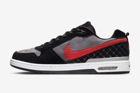 Nike High Top Basketball Shoes Nike SB Paul Rodriguez Zoom Air Low Shoe - Black/Varsity Red/Flint Grey